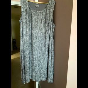 NEW grey/silver dress with 3/4 sleeve jacket.